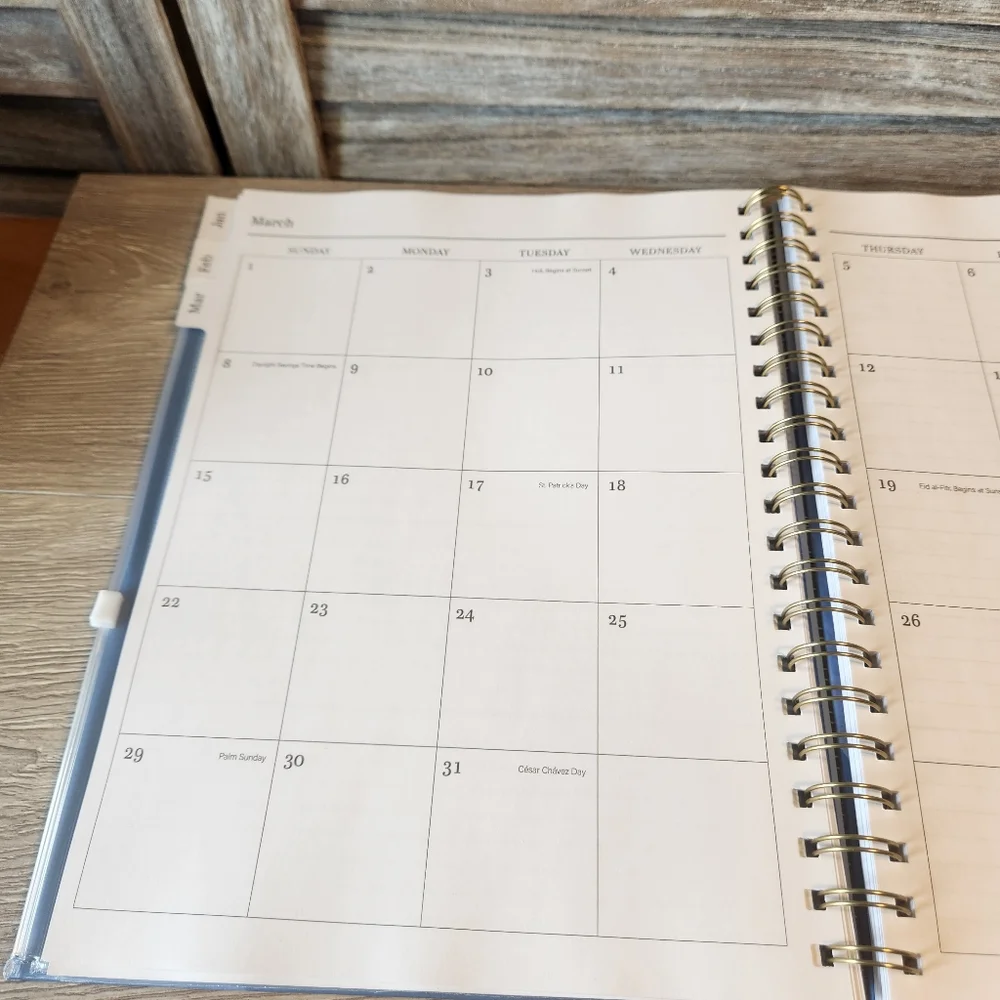 Recollections Blue 2026 Planner, 8.5x11 in NEW